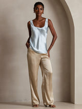 [أزرق فاتح] SilkSilky-SA Sleeveless كامي 008