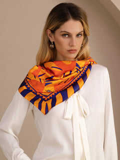 [كلب برتقالي] SilkSilky-SA Scarf 002