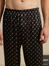 [السلسلة السوداء] SilkSilky-SA Mens Sleep Bottoms 004
