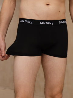 [أسود] SilkSilky-SA Mens Underwear 001