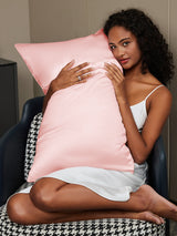 [لونالقرنفل] SilkSilky-SA 19Momme الحرير الخالص Pillowcase 002
