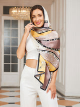 [P029] SilkSilky-SA الحرير الخالص Scarf 004,