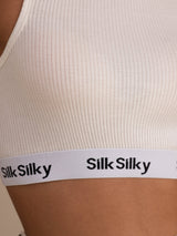 [أبيض] SilkSilky-SA Sleeveless Crew Neck كامي 006