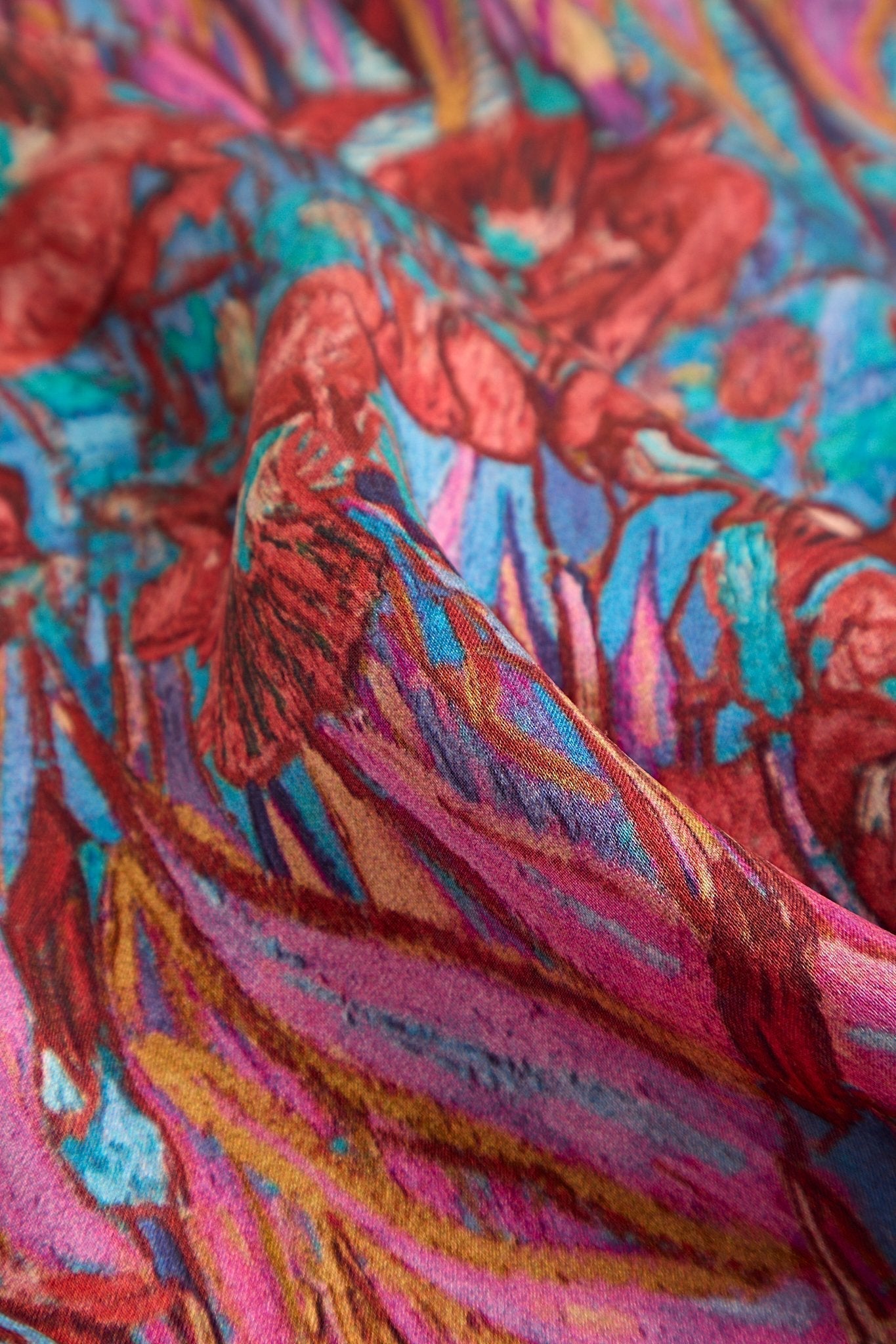 [P095] SilkSilky-SA الحرير الخالص Scarf 004