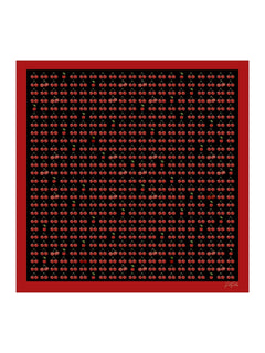 [كرز أسود] SilkSilky-SA Scarf 001