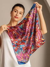 [P095] SilkSilky-SA الحرير الخالص Scarf 005