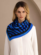 [أقواس زرقاء] SilkSilky-SA Scarf 002