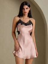 [توسكانا] SilkSilky-SA Sleeveless V Neck باس النوم 001