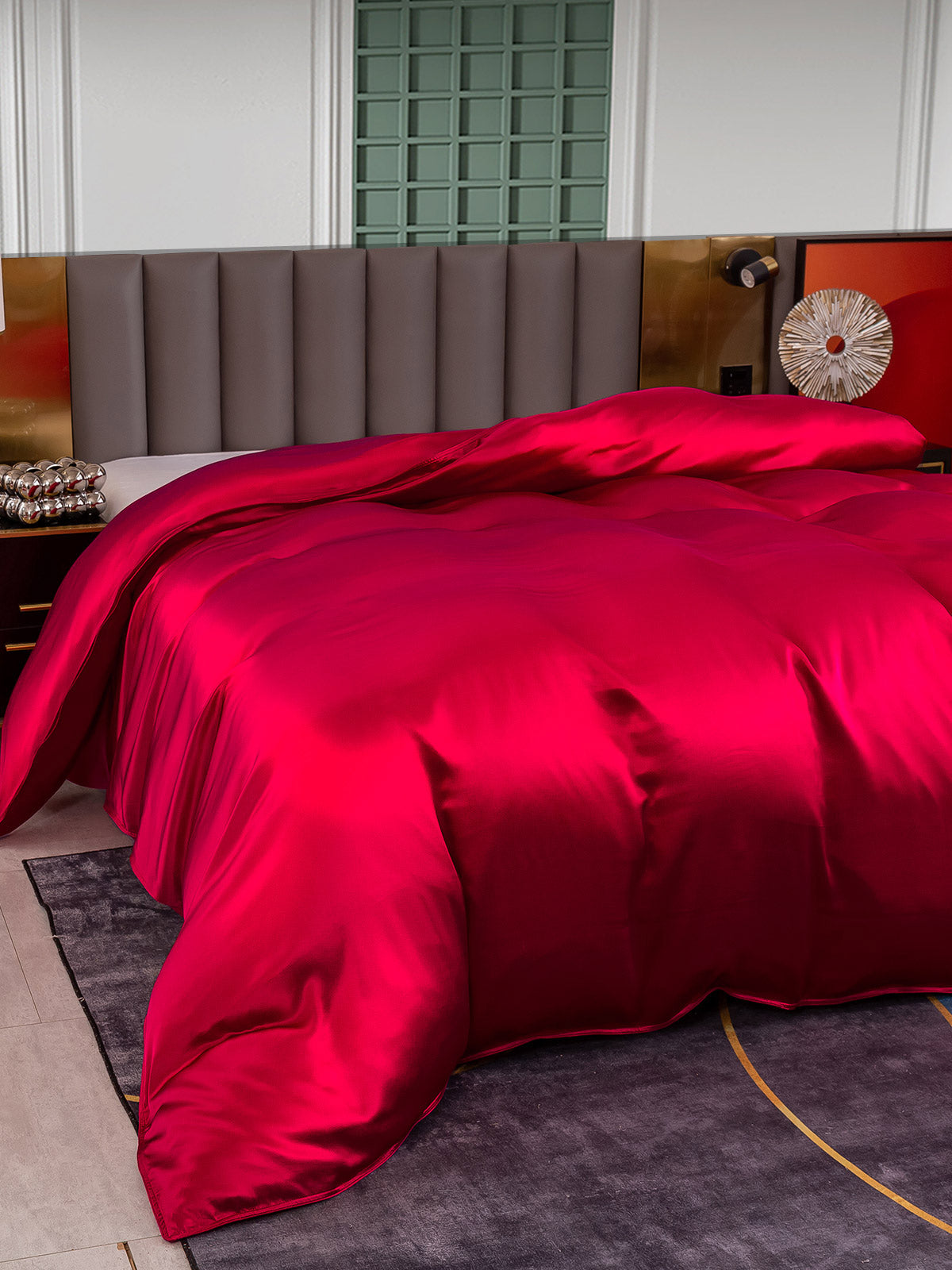 [خمر] SilkSilky-SA 25Momme Duvet Covers 003