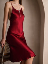 [خمر] SilkSilky-SA Sleeveless فساتين نسائية 003