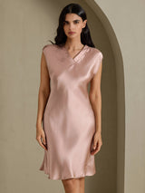 [توسكانا] SilkSilky-SA Cap Sleeve V Neck باس النوم 001