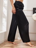 SilkSilky-SA-الحرير-الخالص-Womens-Pants-أسود-003