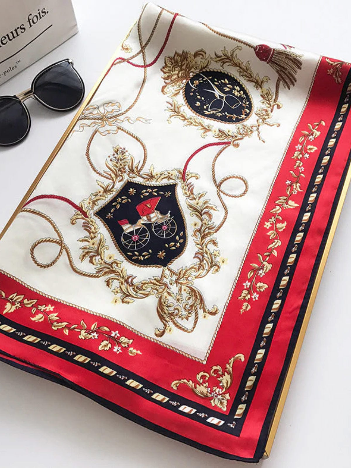 [P001] SilkSilky-SA الحرير الخالص Scarf 005,