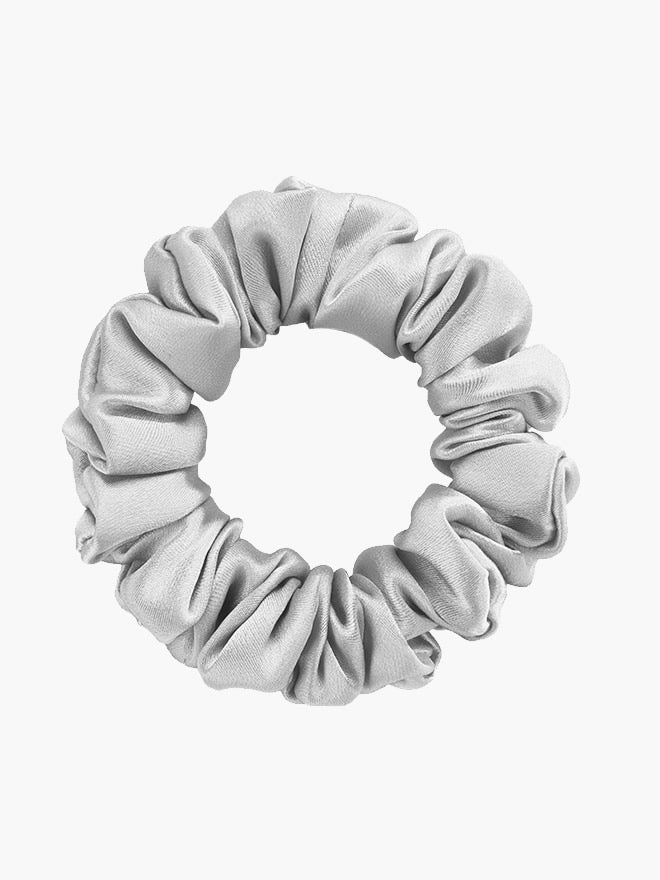 [فضة] SilkSilky-SA 19Momme الحرير الخالص Scrunchie 005