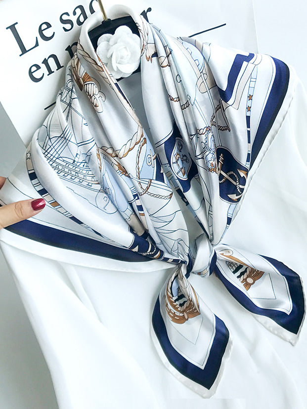 [P007] SilkSilky-SA الحرير الخالص Scarf 001,