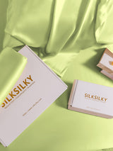 [نعناع] SilkSilky-SA 19Momme الحرير الخالص Pillowcase 005