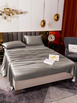 [رمادي] SilkSilky-SA 19Momme Pure Silk Bedding Set 007