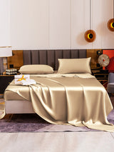 [اللون البيج] SilkSilky-SA 19Momme Pure Silk Bedding Set 002