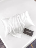 SilkSilky-SA 19Momme الحرير الخالص Pillowcase أبيض 005