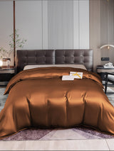 [قهوة] SilkSilky-SA 22Momme Duvet Covers 001