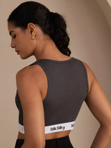 [رمادي] SilkSilky-SA Sleeveless Crew Neck كامي 002
