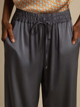 [الرماديالداكن] SilkSilky-SA 19Momme Womens Pants 004