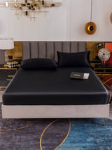 [أسود] SilkSilky-SA 19Momme الحرير الخالص Bedding Set 002