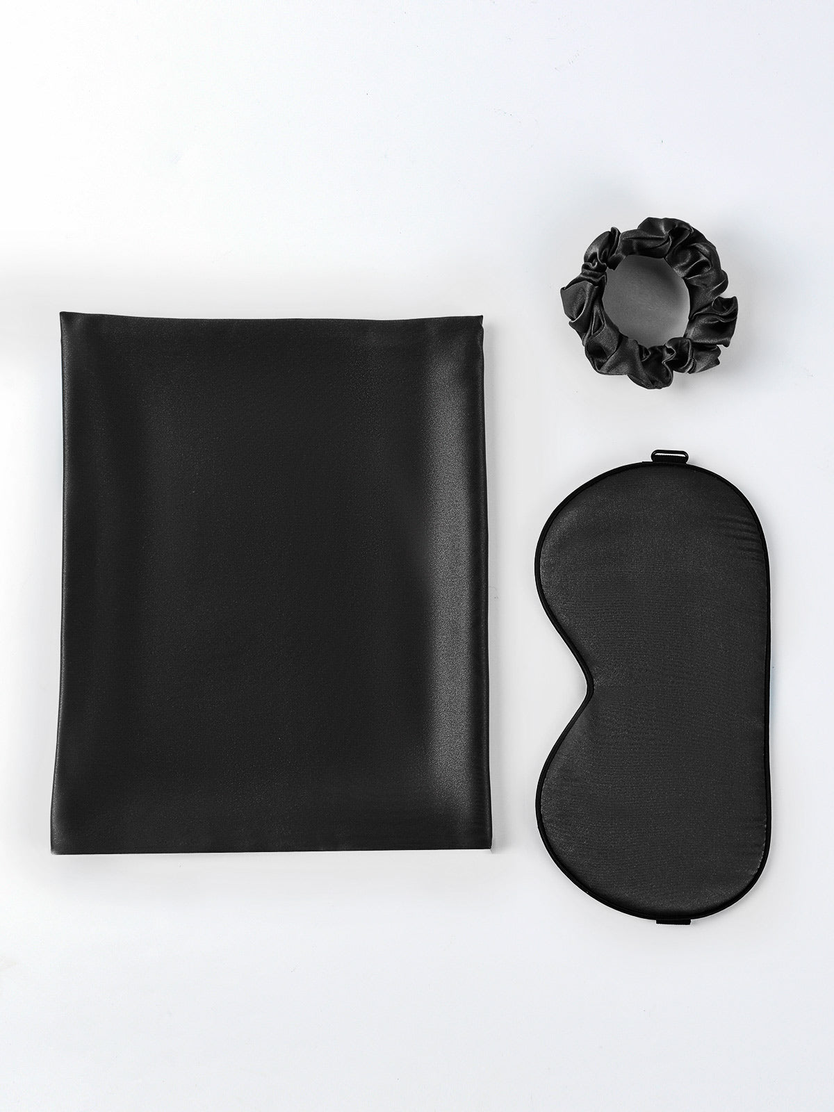 [أسود] SilkSilky-SA 19Momme الحرير الخالص Pillowcase Set 003
