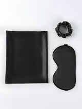[أسود] SilkSilky-SA 19Momme الحرير الخالص Pillowcase Set 003