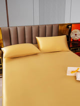 [شامبانيا] SilkSilky-SA 22Momme الحرير الخالص Bedding Set 003