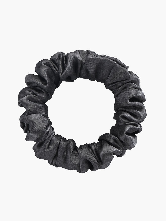 [أسود] SilkSilky-SA 19Momme الحرير الخالص Scrunchie 004