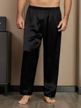 [أسود] SilkSilky-SA Mens Sleep Bottoms 003