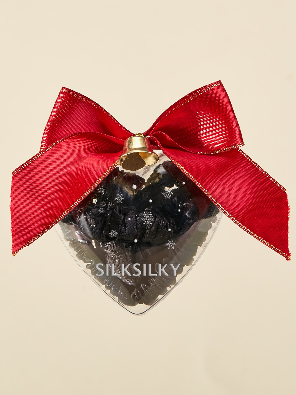 [أسود] SilkSilky-SA Scrunchie 001