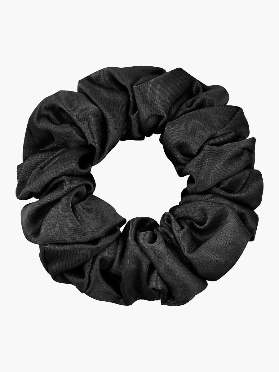 [أسود] SilkSilky-SA 19Momme الحرير الخالص Scrunchie 004