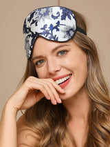 [أزرق] SilkSilky-SA 19Momme Eye Mask 001