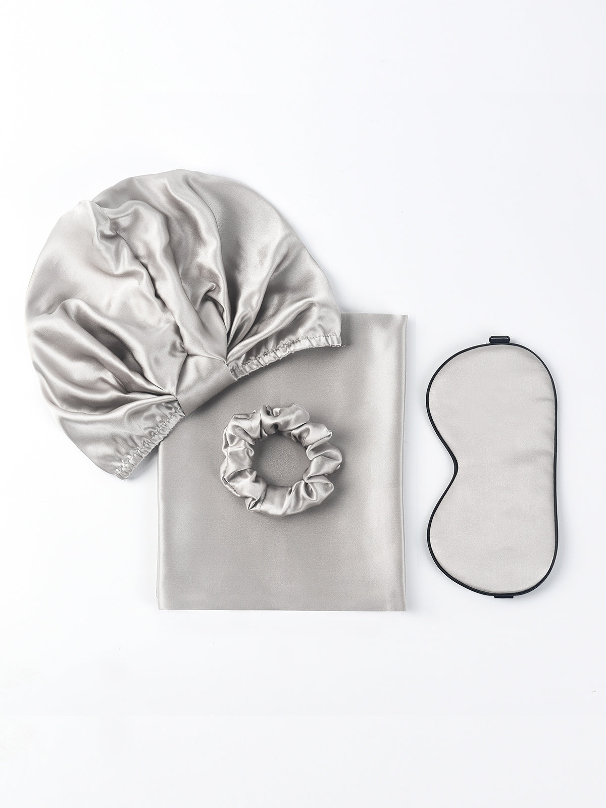 [فضة] SilkSilky-SA 19Momme الحرير الخالص Pillowcase Set 001