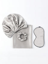 [فضة] SilkSilky-SA 19Momme الحرير الخالص Pillowcase Set 001