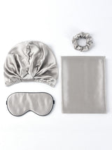 [فضة] SilkSilky-SA 19Momme الحرير الخالص Pillowcase Set 002