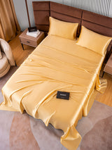 [شامبانيا] SilkSilky-SA 22Momme الحرير الخالص Bedding Set 004