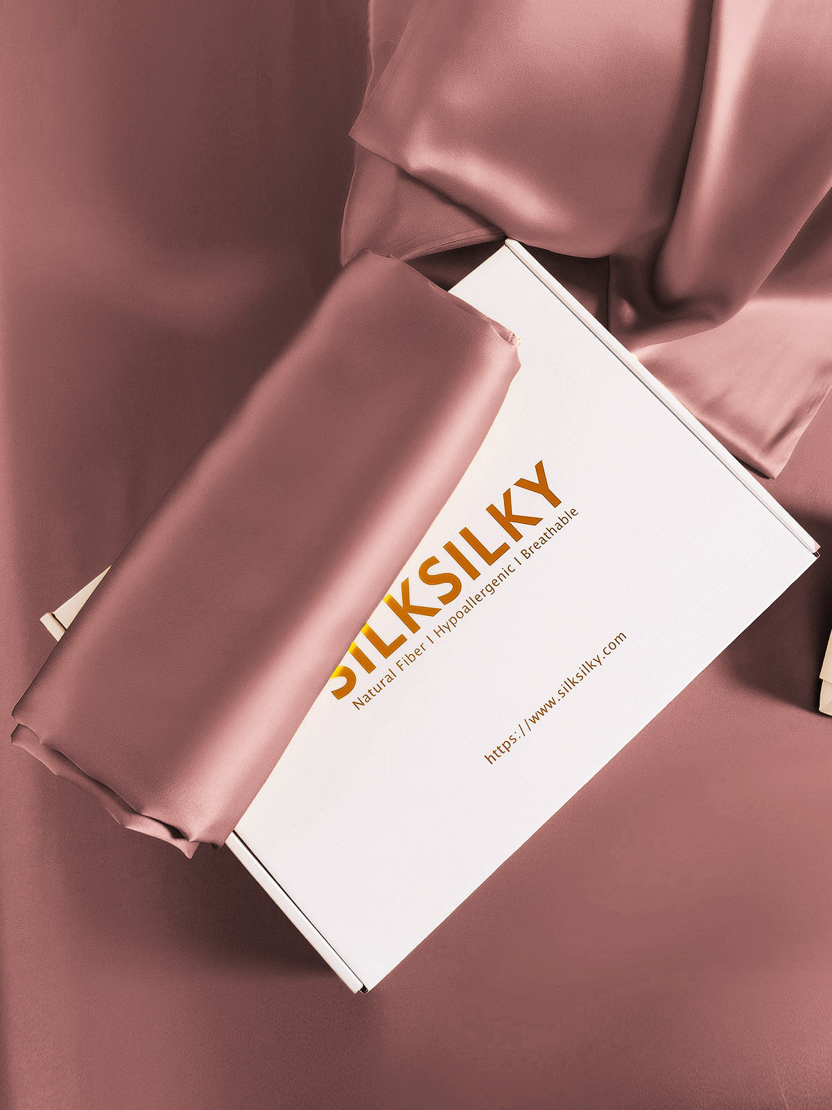 [خمر] SilkSilky-SA 22Momme الحرير الخالص Pillowcase 015
