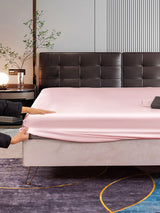 [لون القرنفل] SilkSilky-SA 22Momme الحرير الخالص Sheet 003