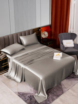 [رمادي] SilkSilky-SA 22Momme الحرير الخالص Bedding Set 002