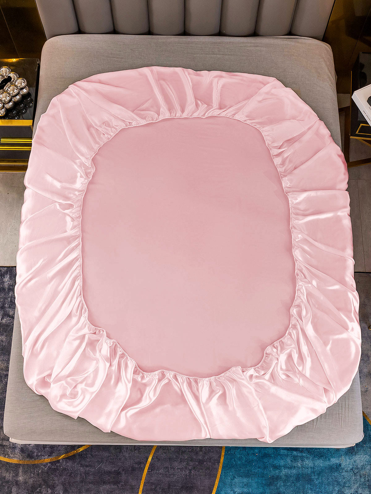 [لون القرنفل] SilkSilky-SA 25Momme الحرير الخالص Sheet 005