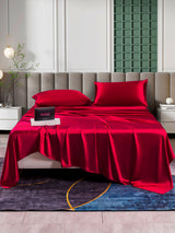 [خمر] SilkSilky-SA 25Momme الحرير الخالص Bedding Set 002