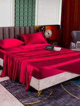 [خمر] SilkSilky-SA 25Momme الحرير الخالص Bedding Set 003