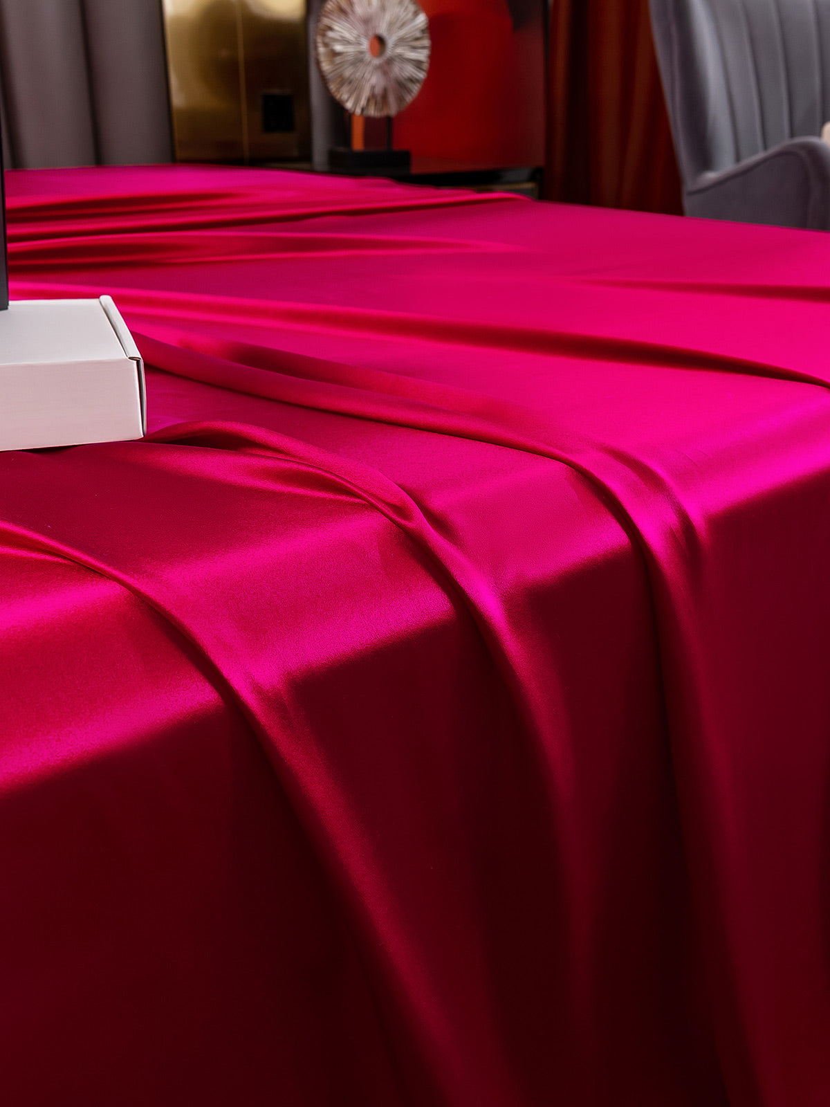 [خمر] SilkSilky-SA 25Momme الحرير الخالص Bedding Set 006