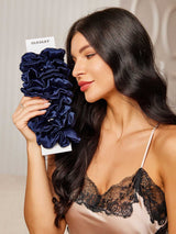 [أزرق غامق] SilkSilky-SA ربطات شعر 002