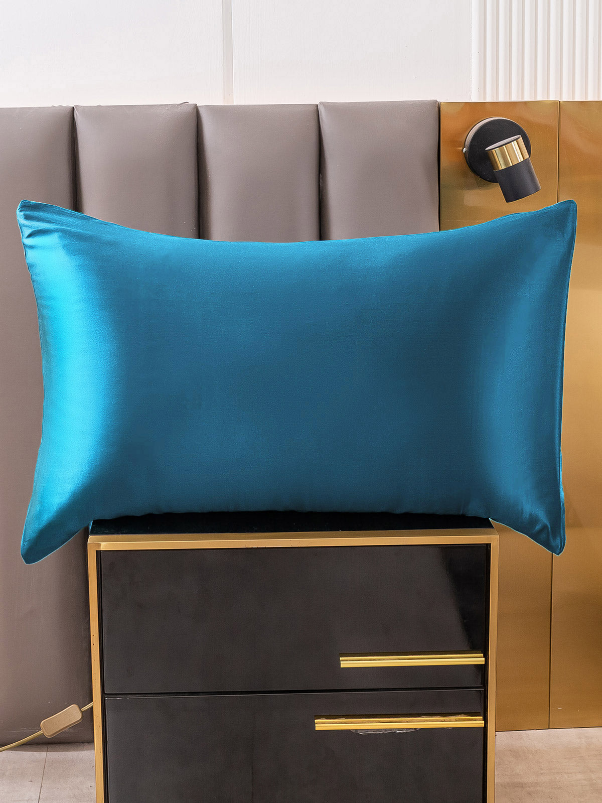 [المياه الخضراء] SilkSilky-SA 19Momme الحرير الخالص Pillowcase 004