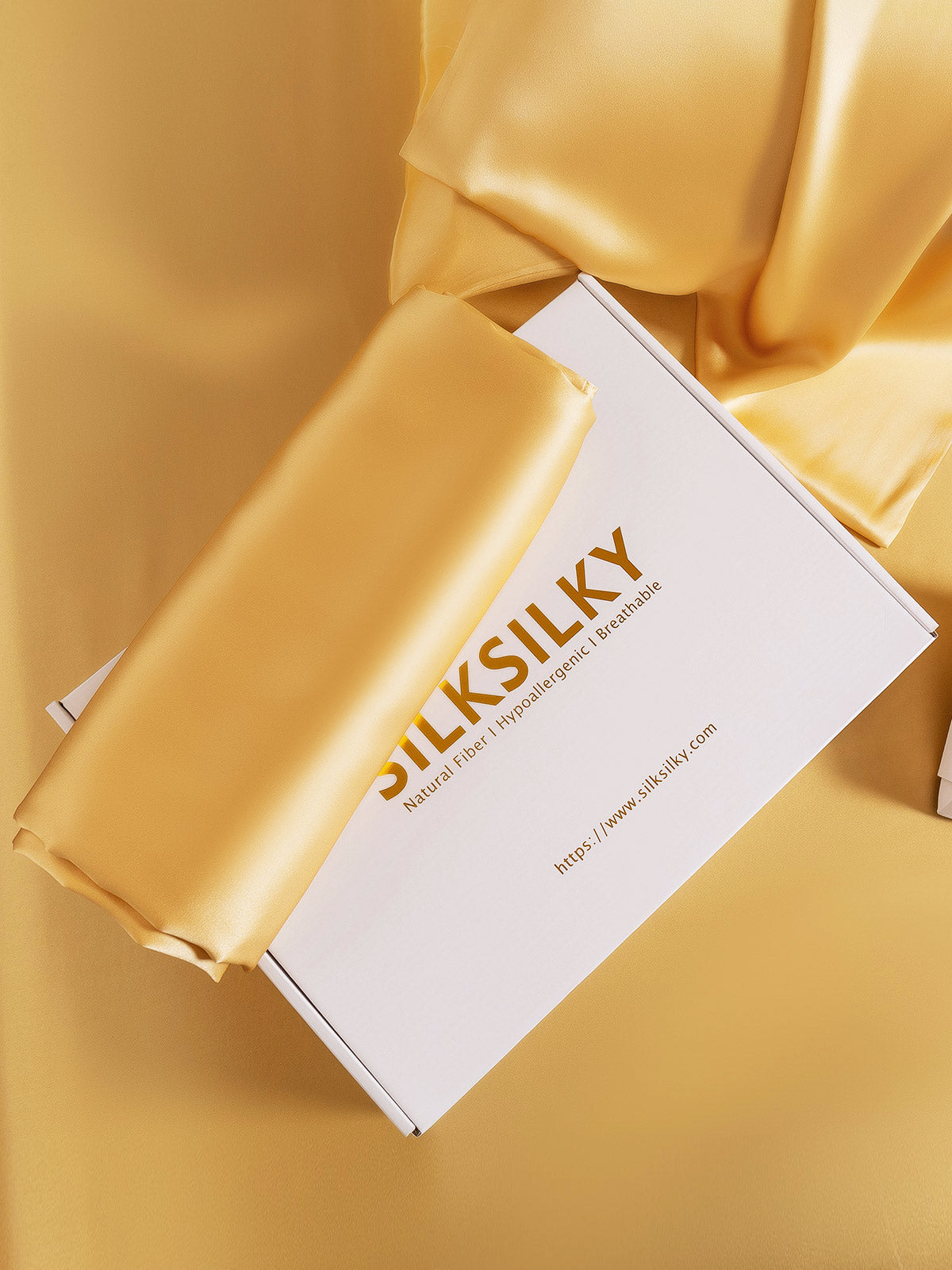 [شامبانيا] SilkSilky-SA 19Momme الحرير الخالص Pillowcase 005