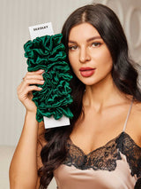 [أخضر غامق] SilkSilky-SA ربطات شعر 001